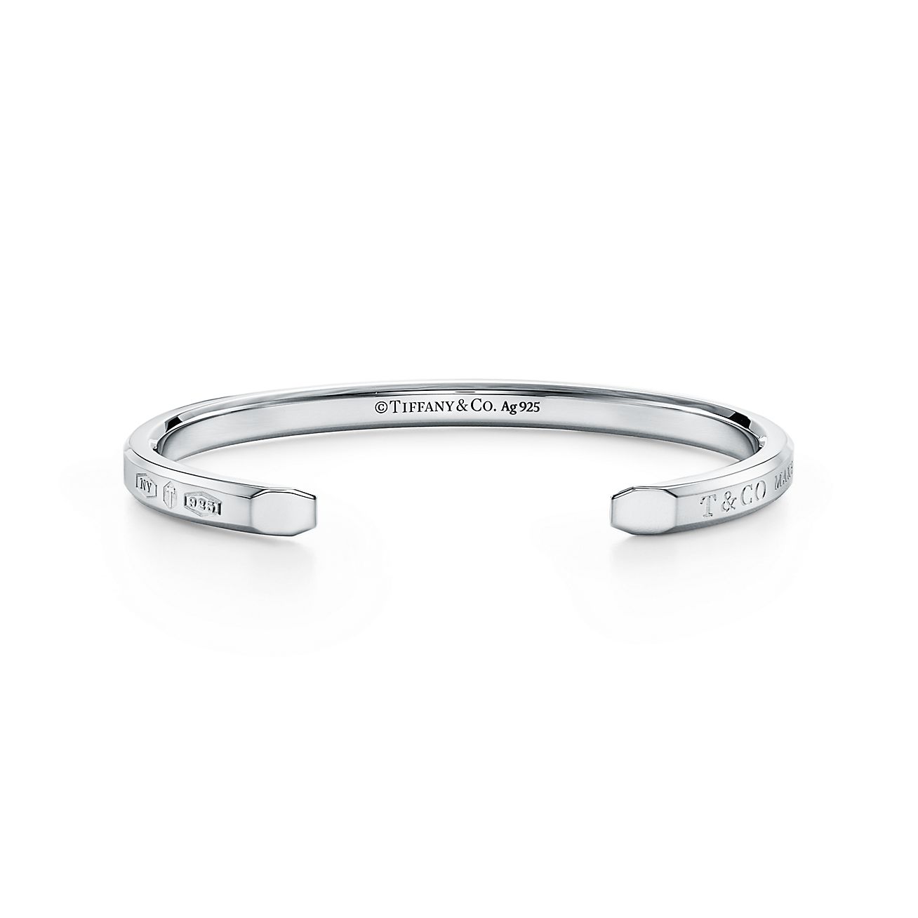 ティファニー TIFFANY&Co. 1837カフシルバーブレスレット FK04-