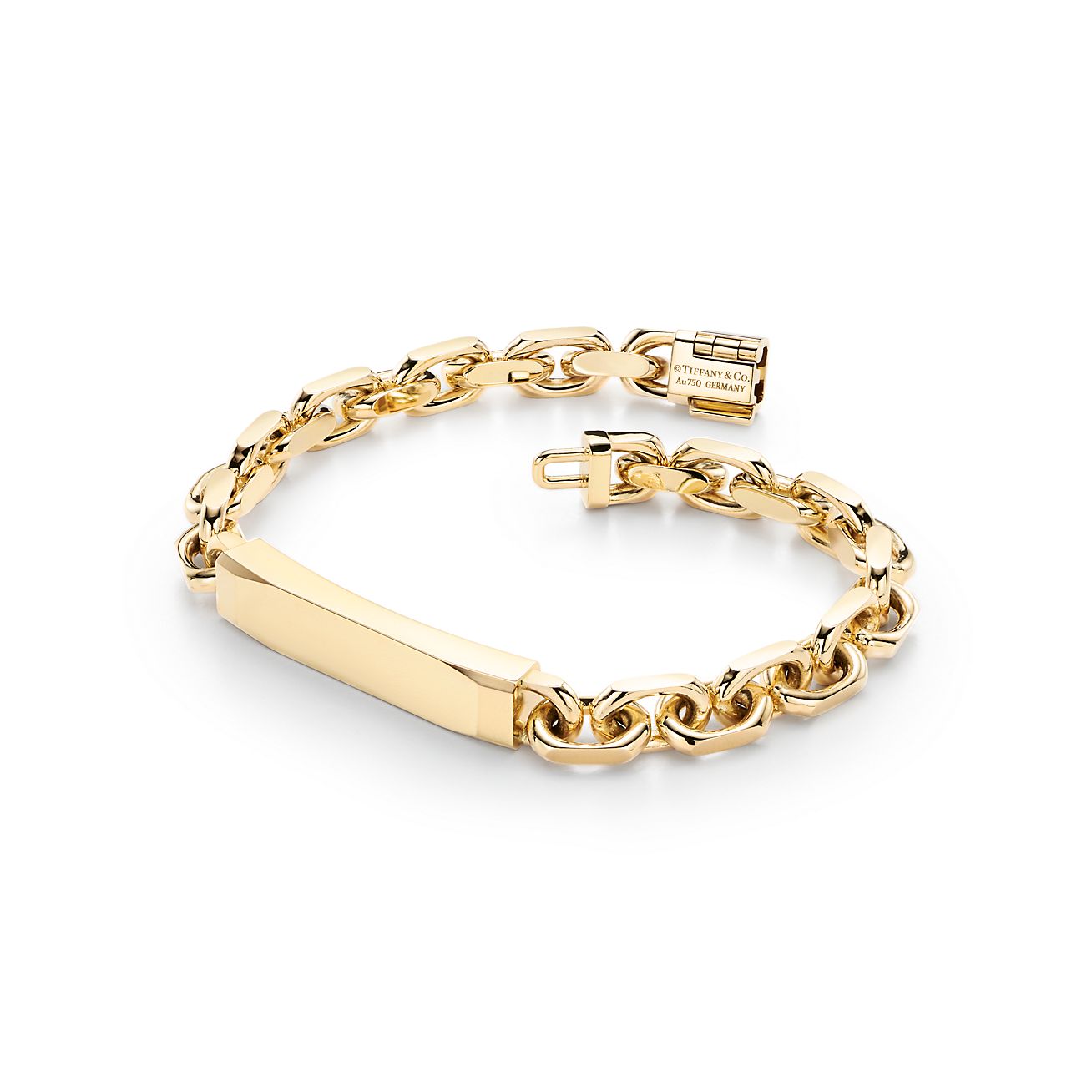 ティファニー 17 メイカーズ I D チェーン ブレスレット ミディアム 18k ゴールド Tiffany Co