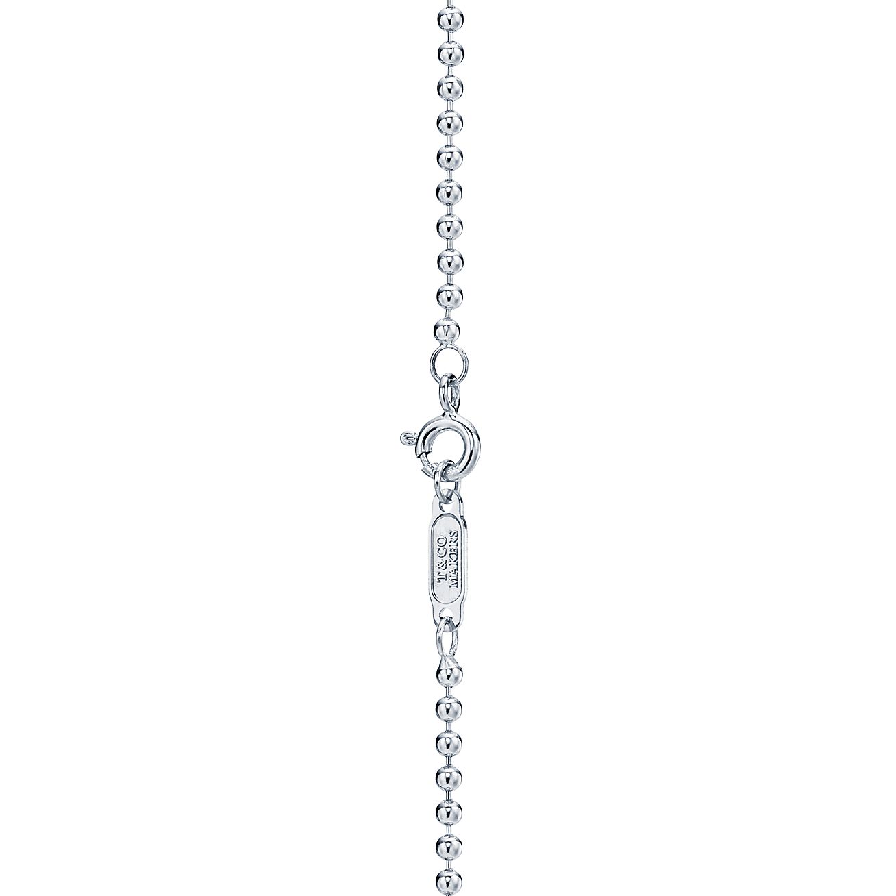 TIFFANY&Co 1837メイカーズI.Dタグペンダントスターリングシルバー 