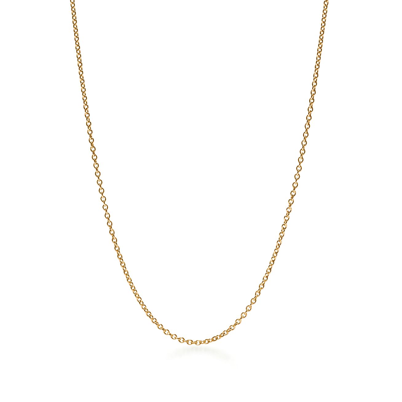 チェーン 18K ゴールド、長さ 18インチ（約 46CM） | Tiffany & Co.