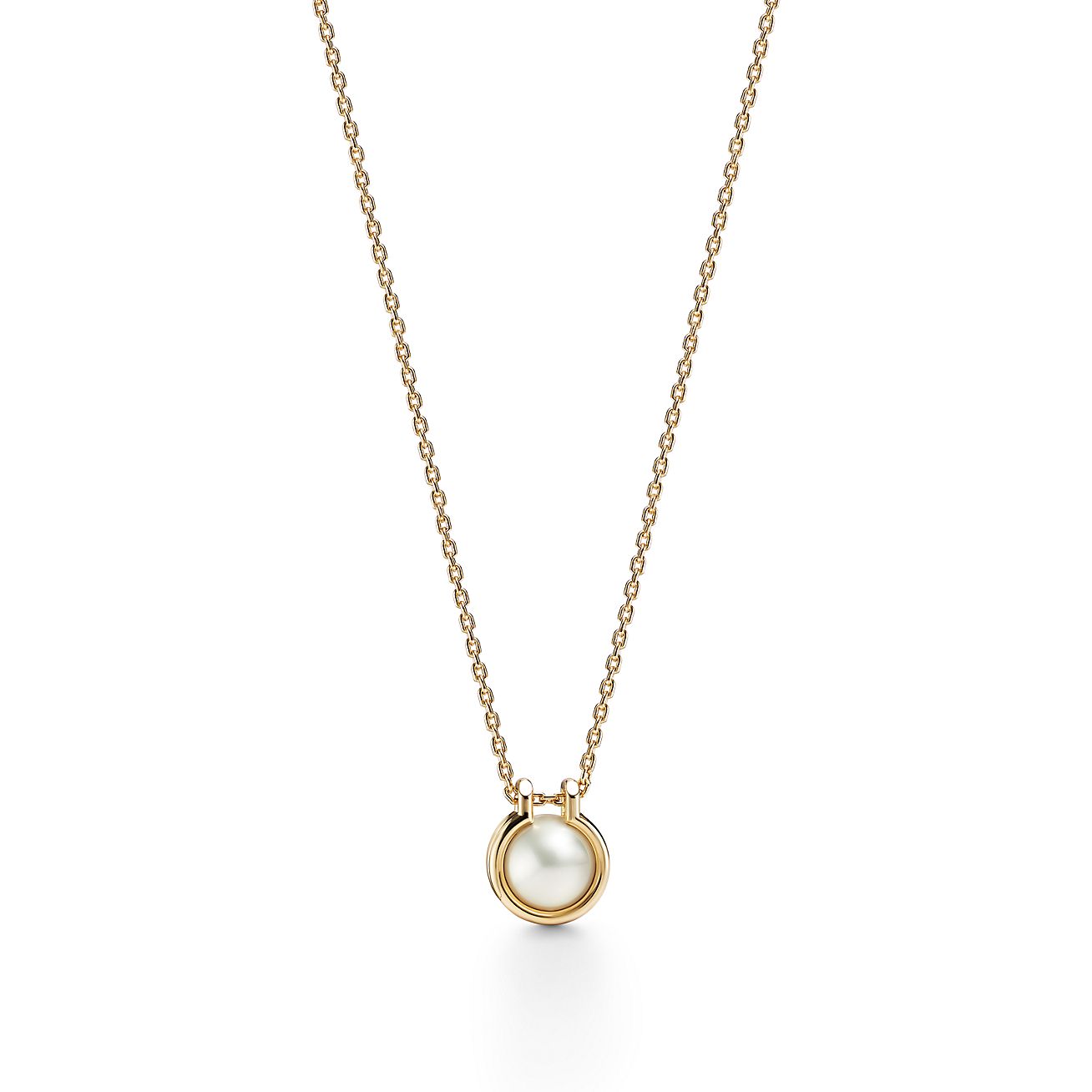 ティファニー ハードウェア サウスシー パール リンク ペンダント 18k ゴールド Tiffany Co