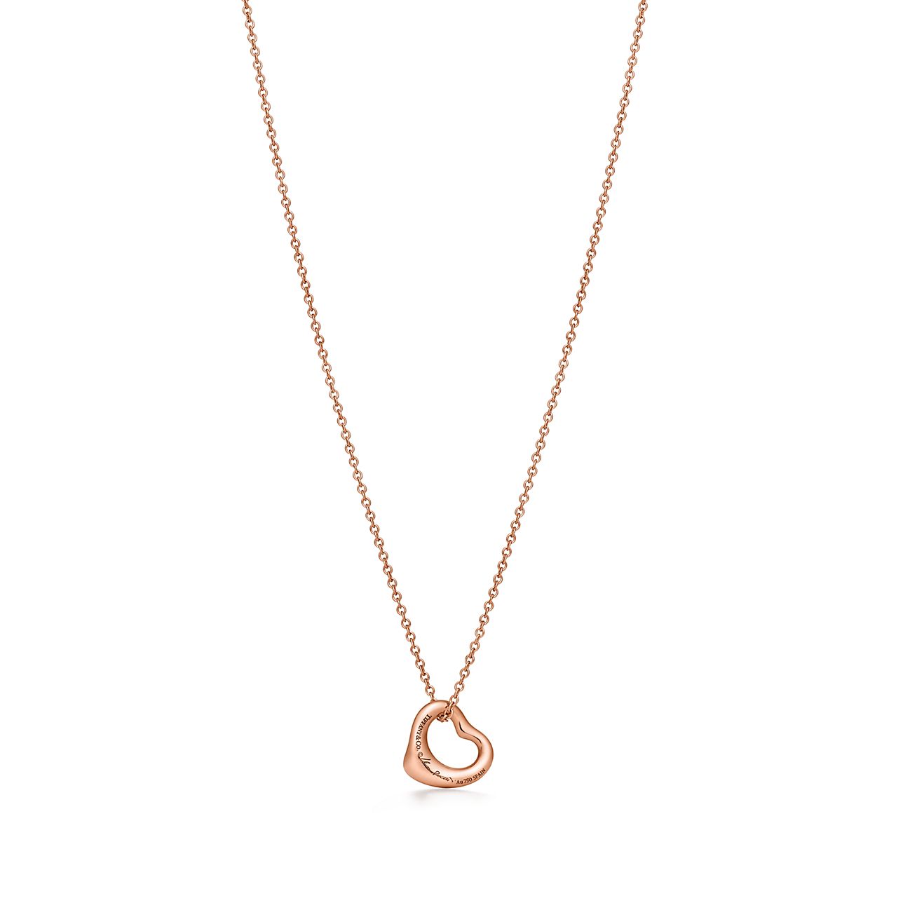 エルサ・ペレッティ™ オープン ハート ペンダント ダイヤモンド 18K 