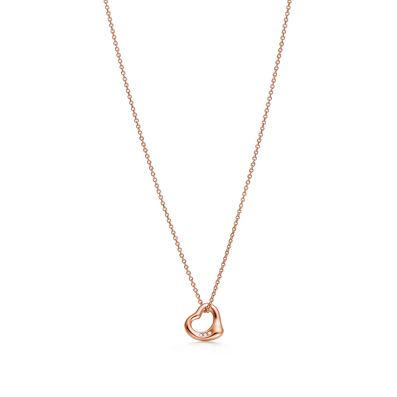 Tiffany & Co.】18K ローズゴールドネックレス-