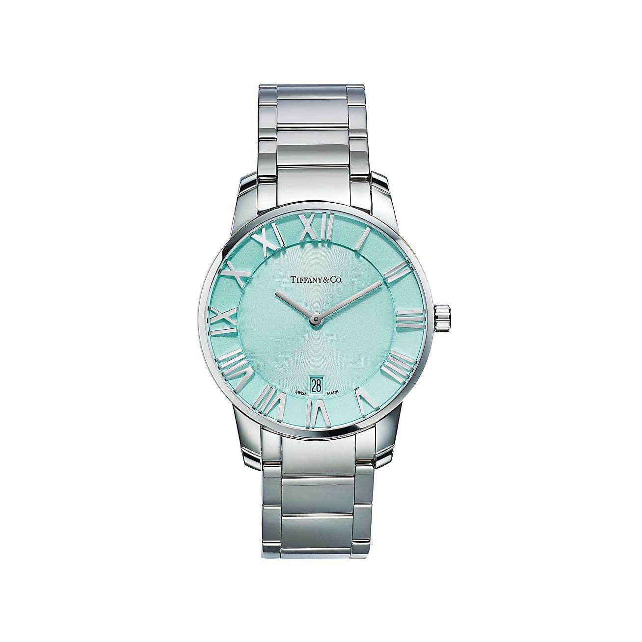 ティファニー アトラス 2 ハンド 37 5mm ウォッチ ステンレススチール Tiffany Co