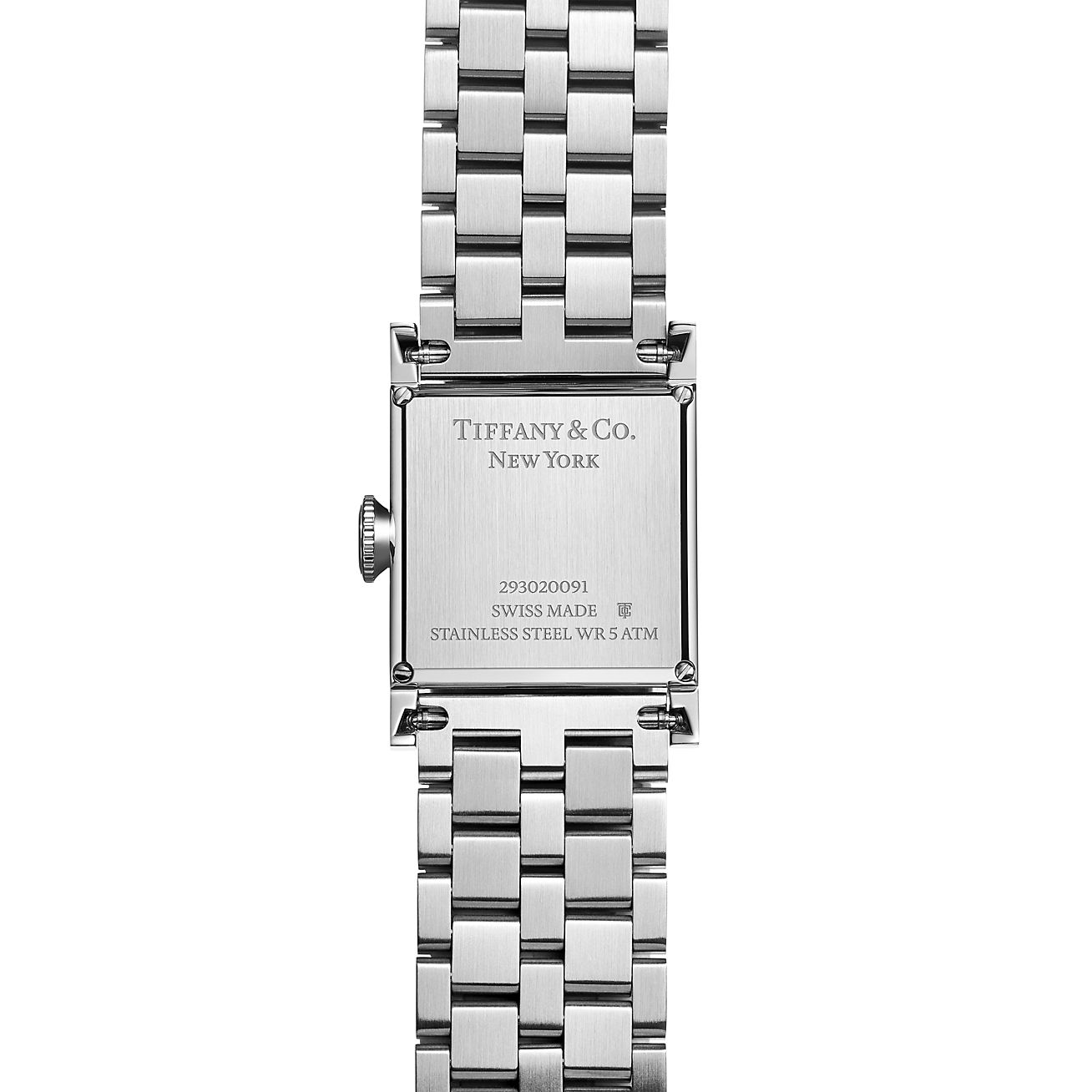 ＊24年新作＊Tiffany ブルー 20 mm ユニオン スクエア ウォッチ ユニオン スクエア 20MM ウォッチスチール ダイヤモンド