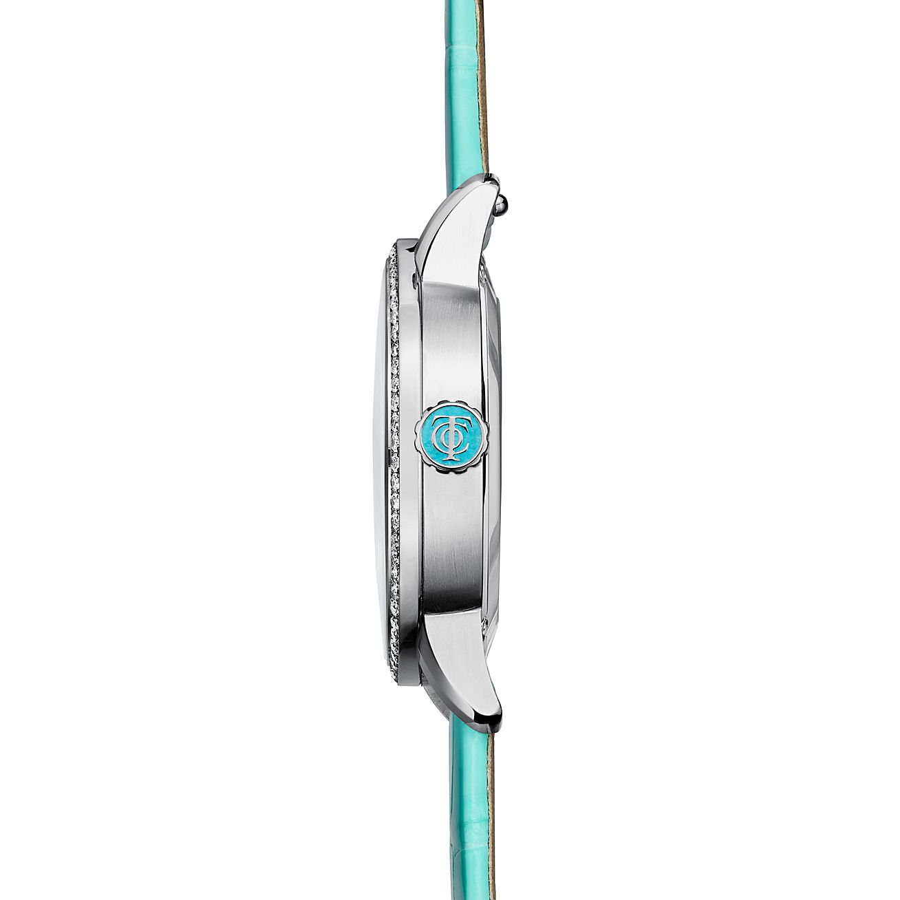 ティファニーアトラス34MM ムーンフェイズ メカニカルウォッチ ダイヤモンド ステンレススチール | Tiffany & Co.