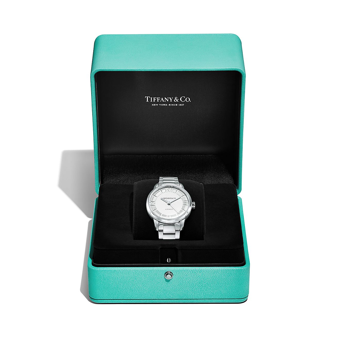 ティファニー アトラス 34MM 自動巻きウォッチ ステンレススチール 