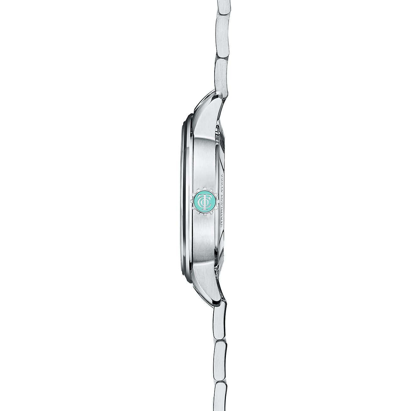 ティファニー アトラス 34MM 自動巻きウォッチ ステンレス