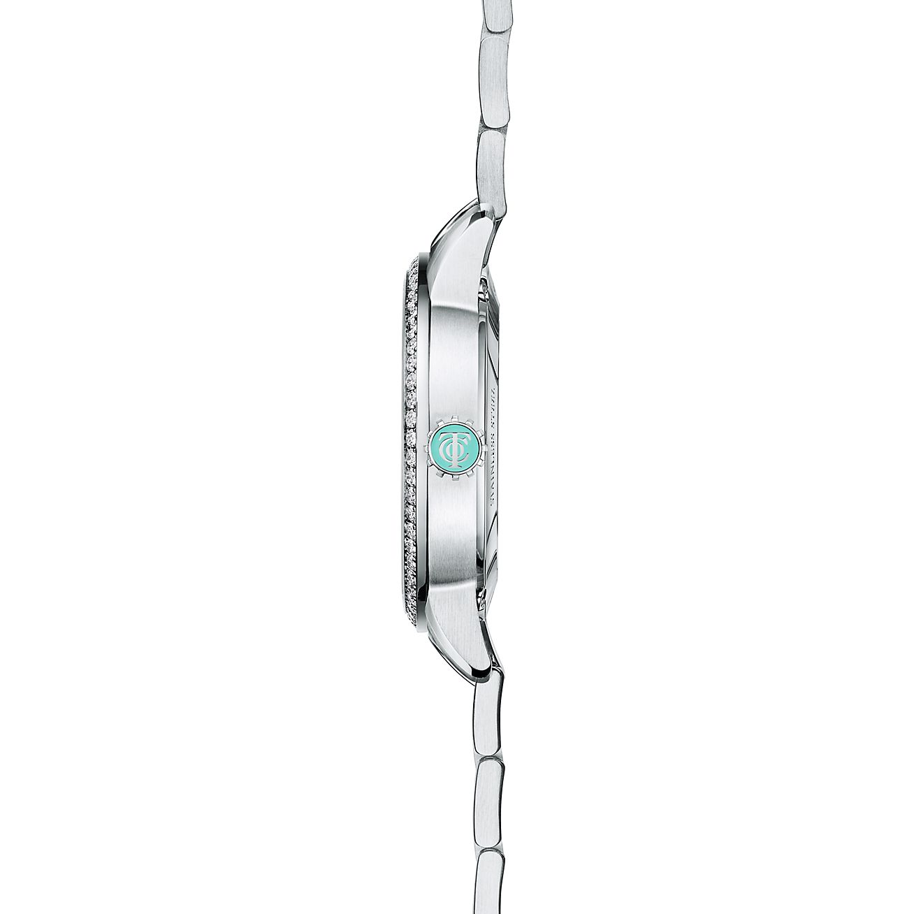 ティファニー アトラス 34MM 自動巻きウォッチ ダイヤモンド