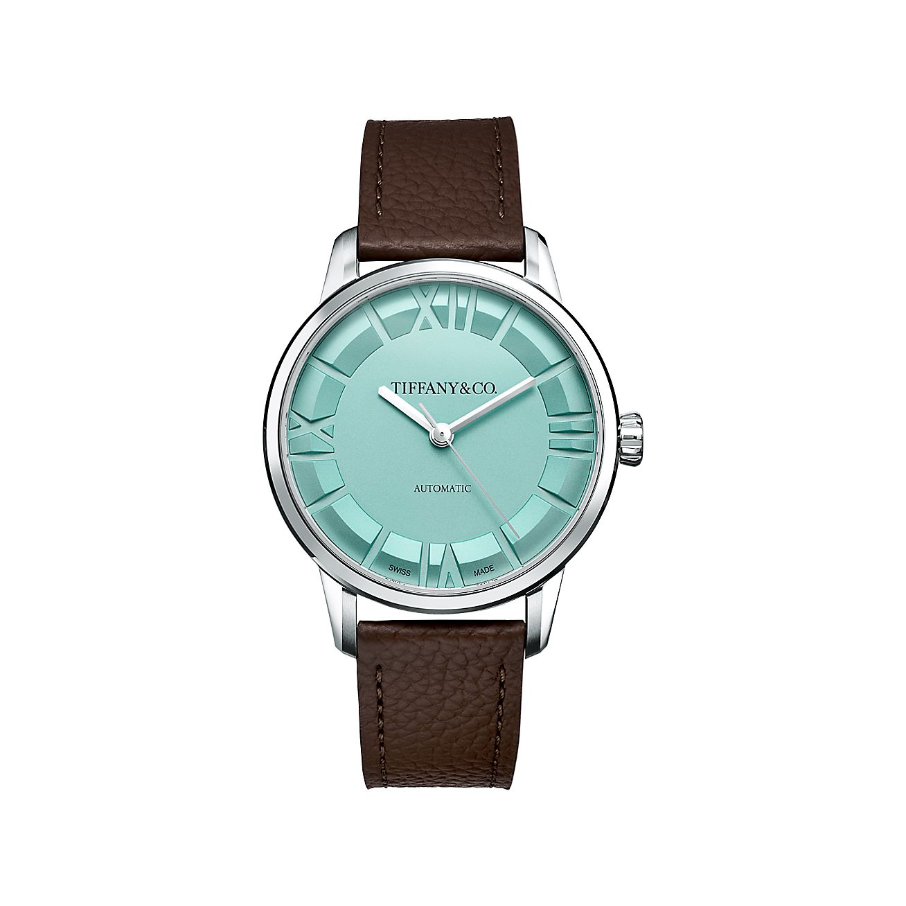 ティファニー アトラス 38MM 自動巻きウォッチ ステンレススチール 