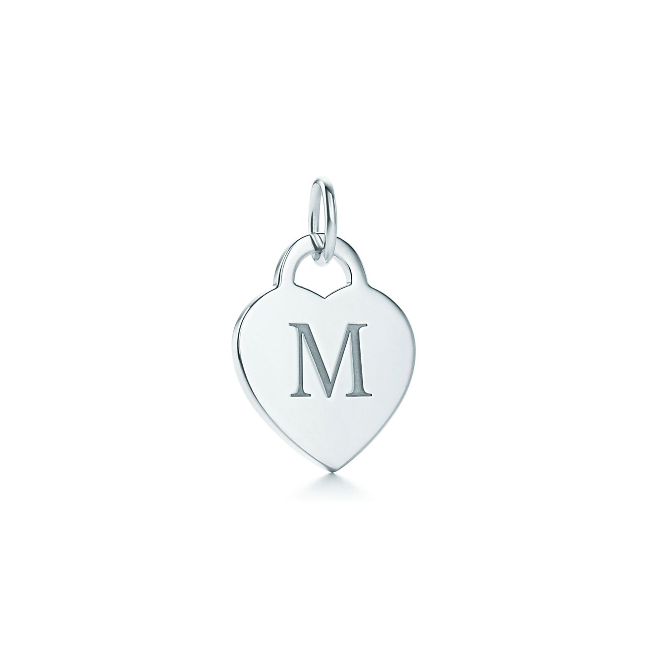 tiffany letter m necklace