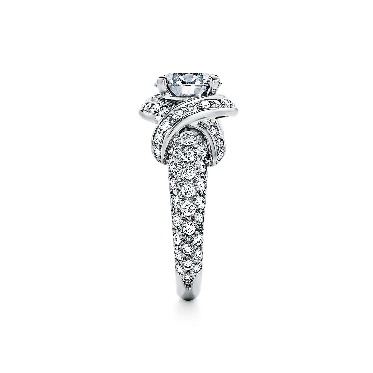 Anello di fidanzamento Tiffany Co. Schlumberger Taglio Brillante