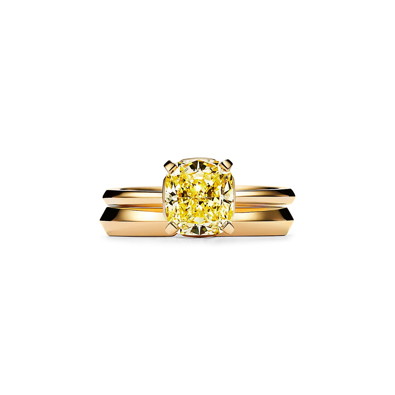 Anillo diamante best sale amarillo tiffany