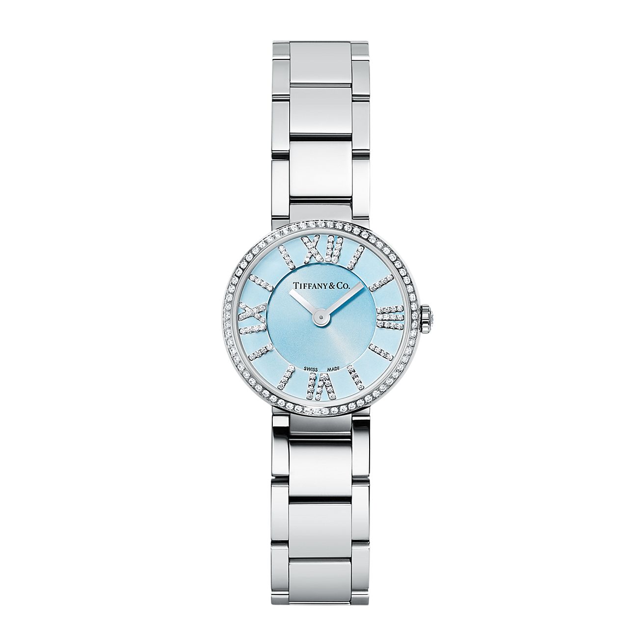 Atlas™ 2-Hand 精鋼鑲鑽石女士腕錶，直徑 