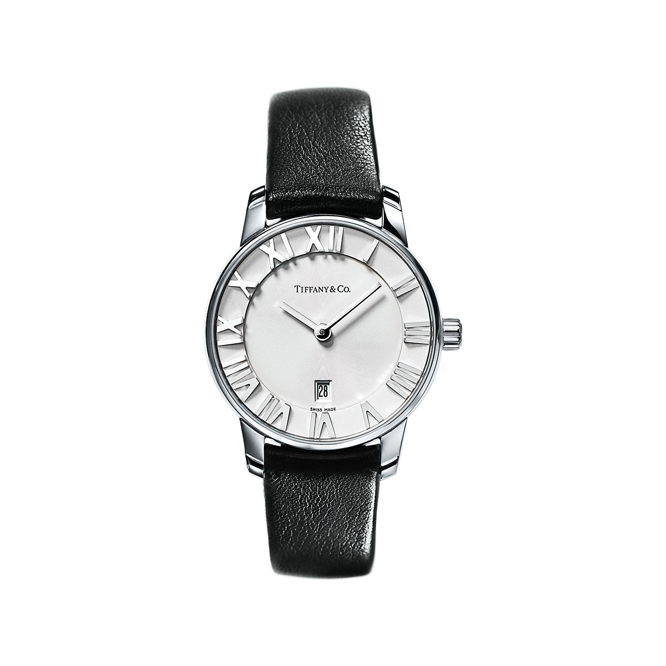 Atlas® 2-Hand 29 mm women's watch in stainless steel. | Tiffany & Co.