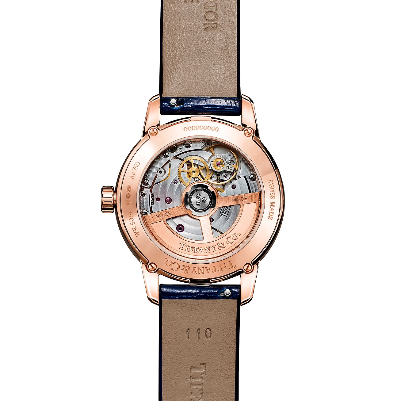 Atlas® 34 mm Moonphase Mechanical Watch in Rose Gold with Diamonds