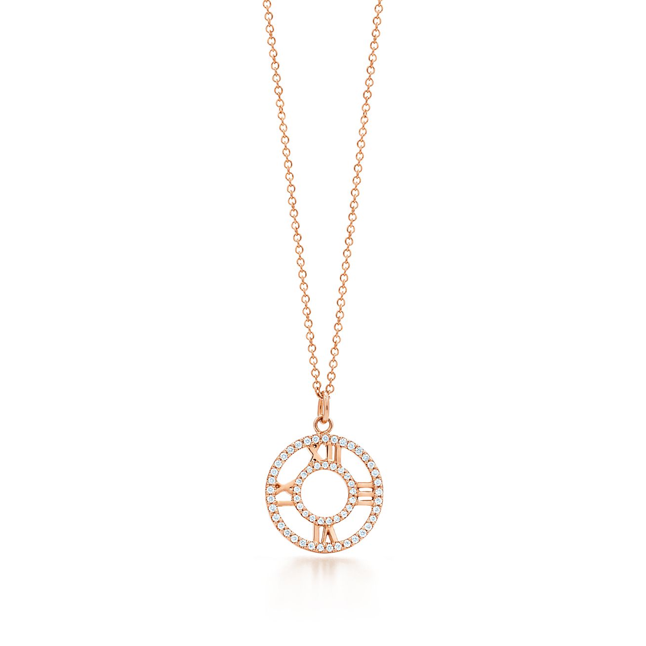 Atlas® open pendant in 18k rose gold 