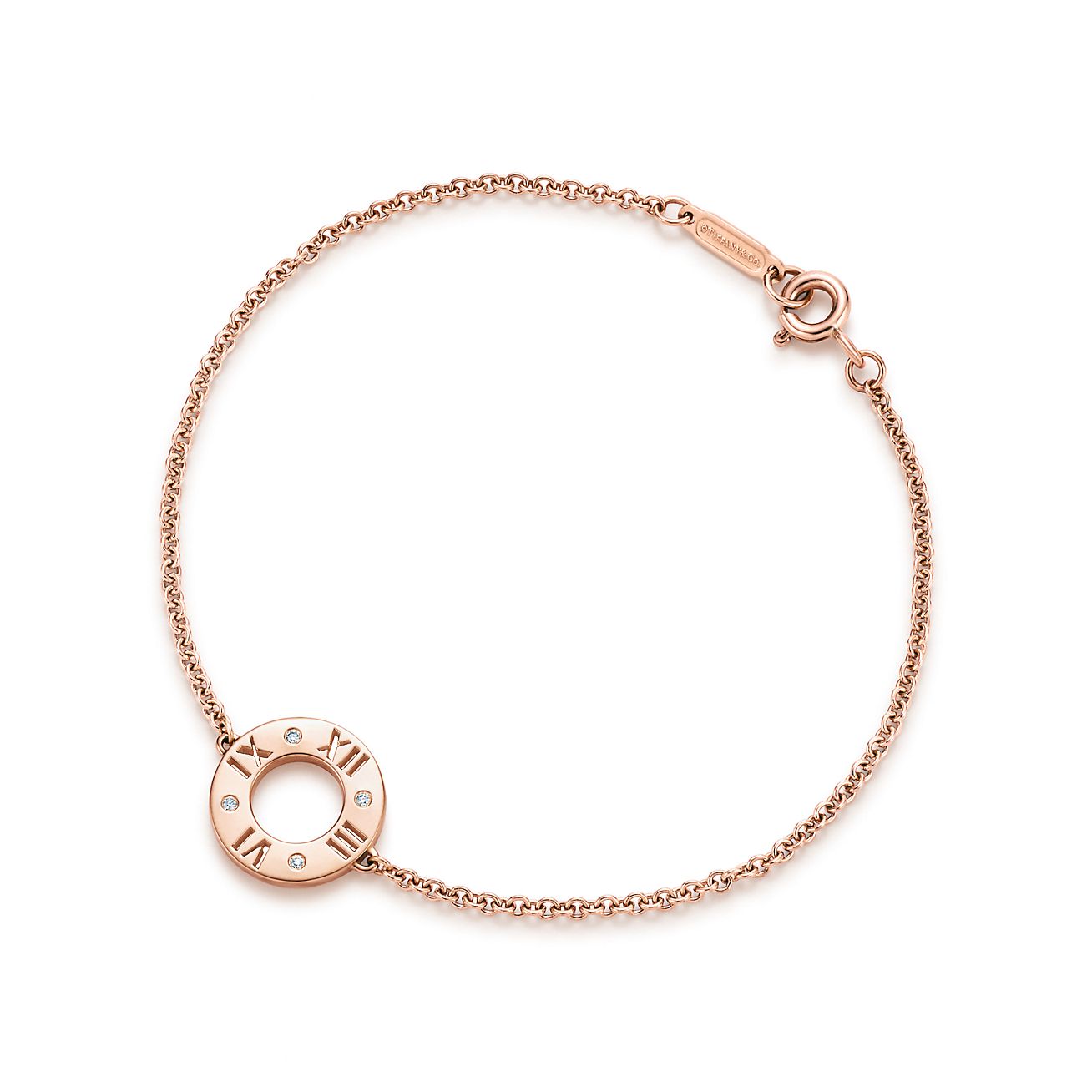 Atlas™ pierced bracelet in 18k rose 