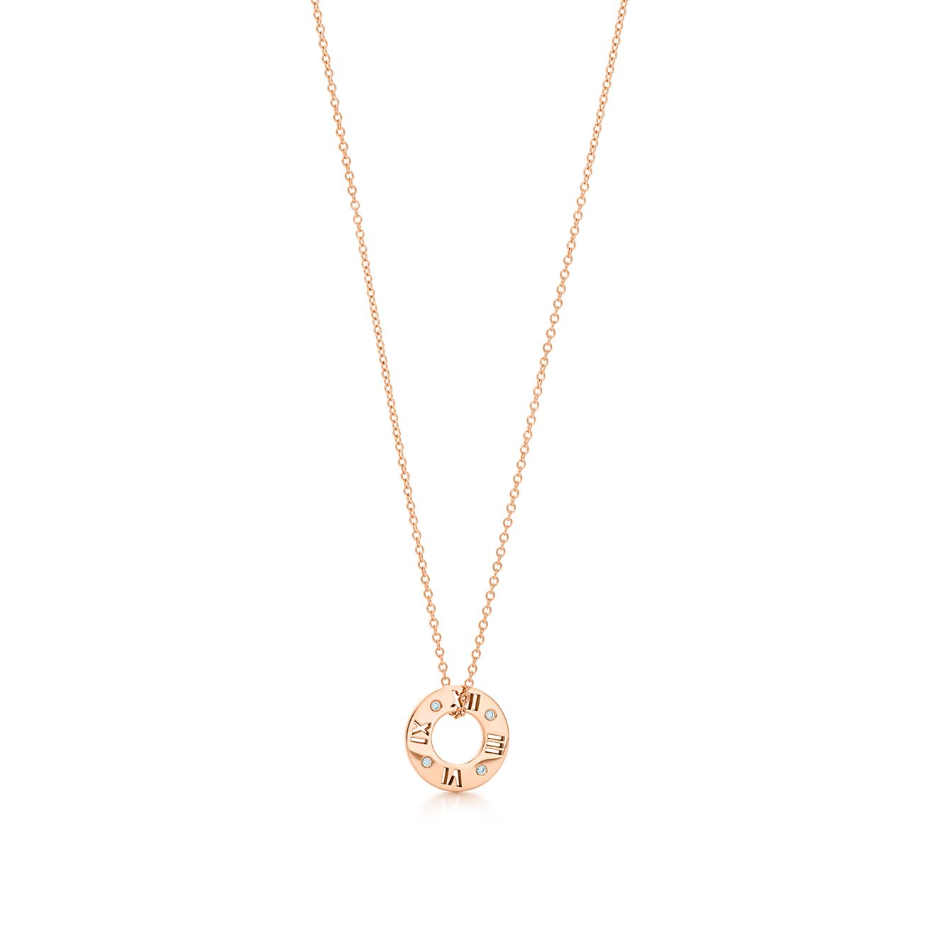 Tiffany atlas pierced pendant necklace clearance