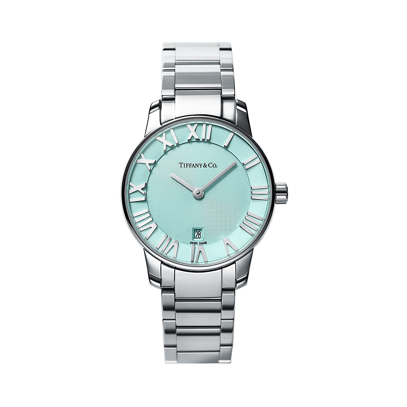 Atlas® 2-Hand 29 mm women's watch in stainless steel.
