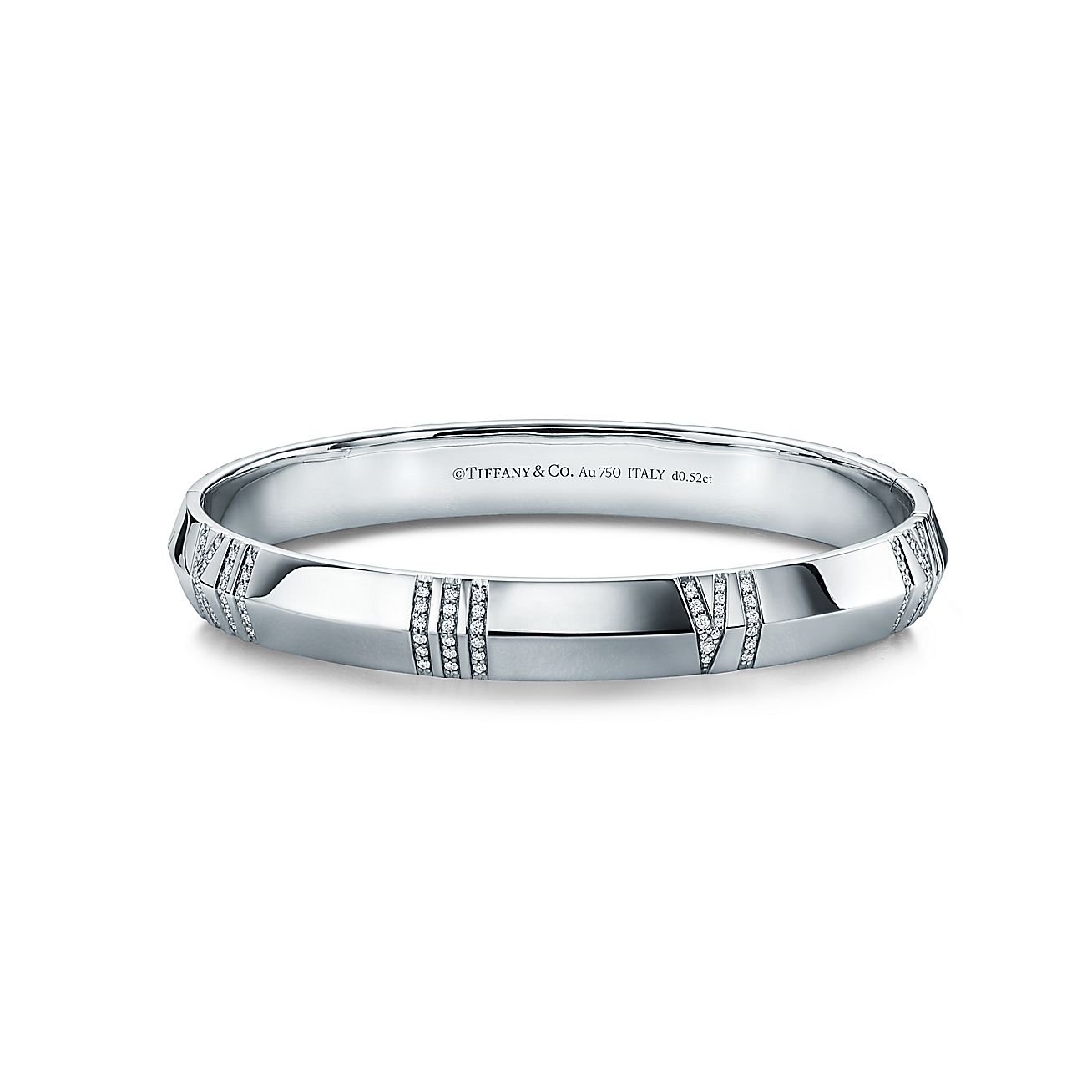 Tiffany & Co Silver Atlas Roman Numeral Cuff Bracelet Bangle Gift Love  Statement
