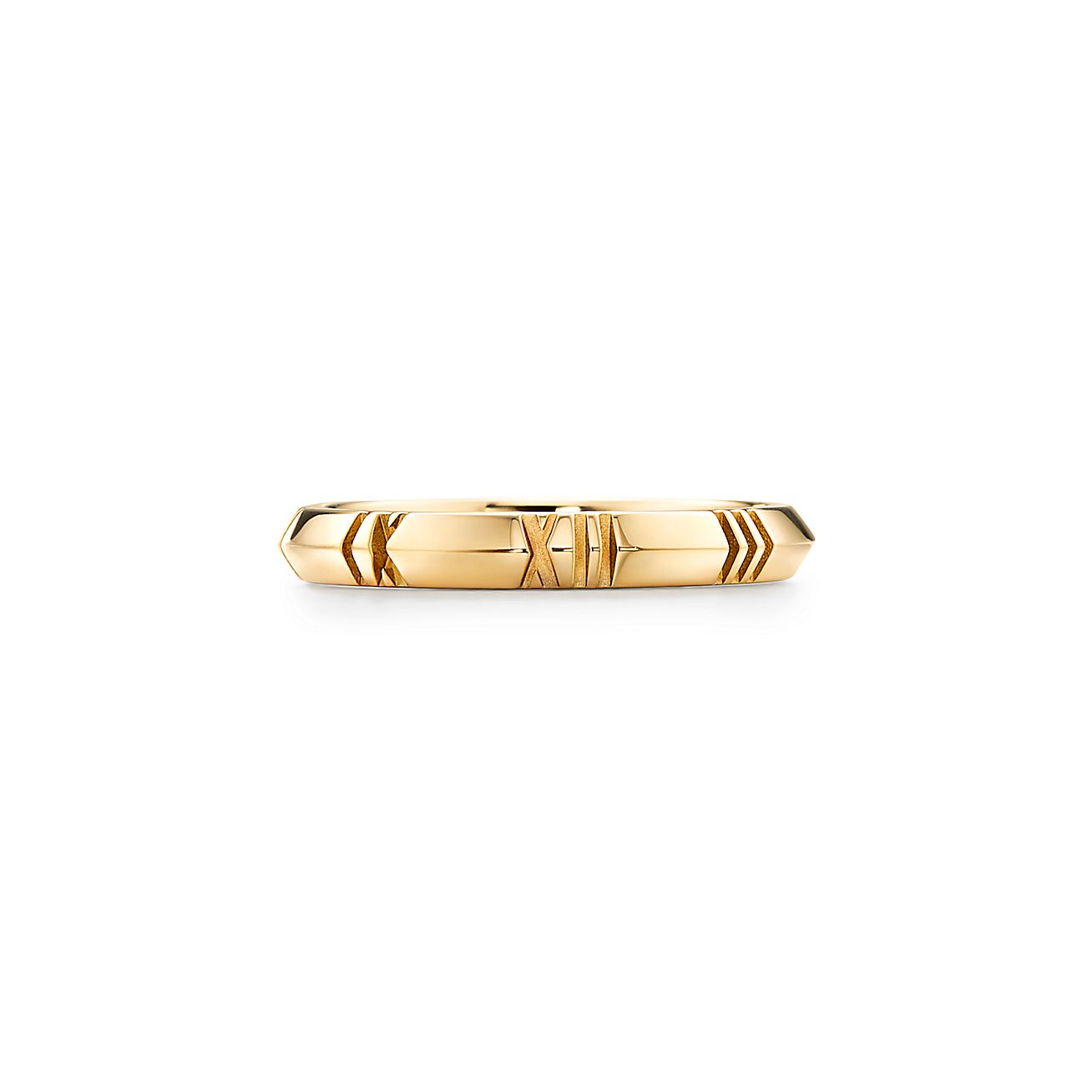 Atlas X Geschlossener Schmaler Ring In Gelbgold 3 Mm Breit Tiffany Co
