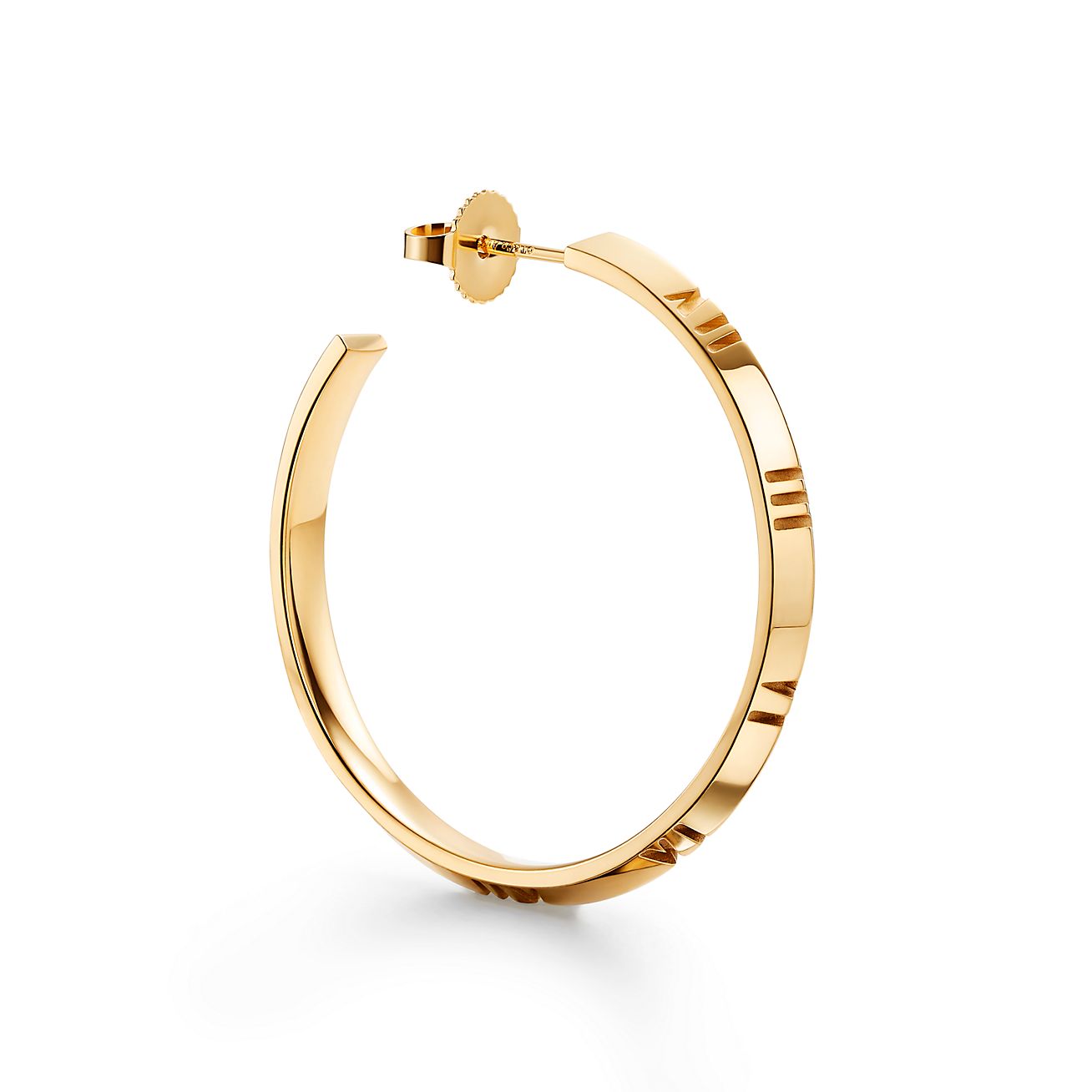 Tiffany 18k online gold hoop earrings