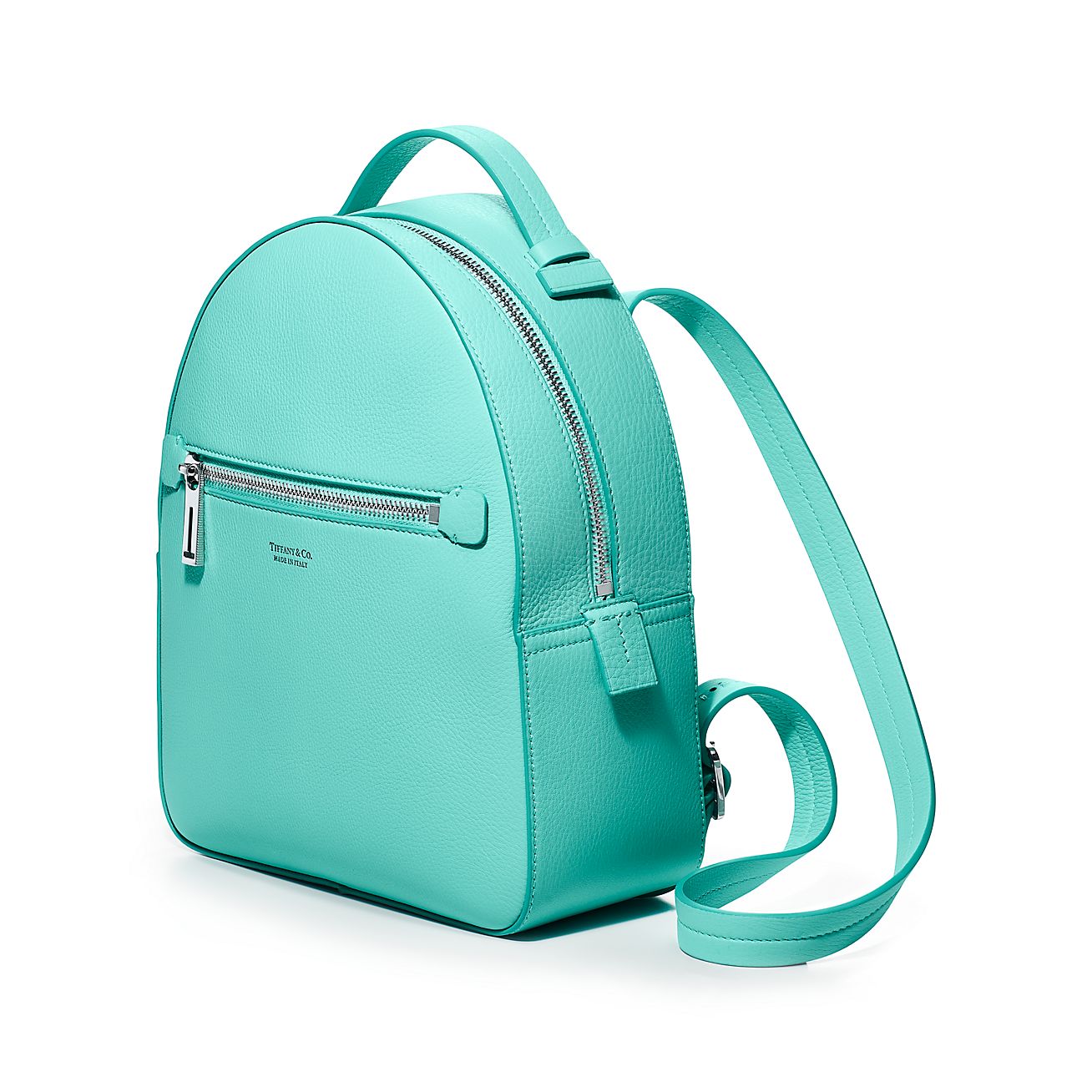 Backpack in Tiffany Blue® grain 