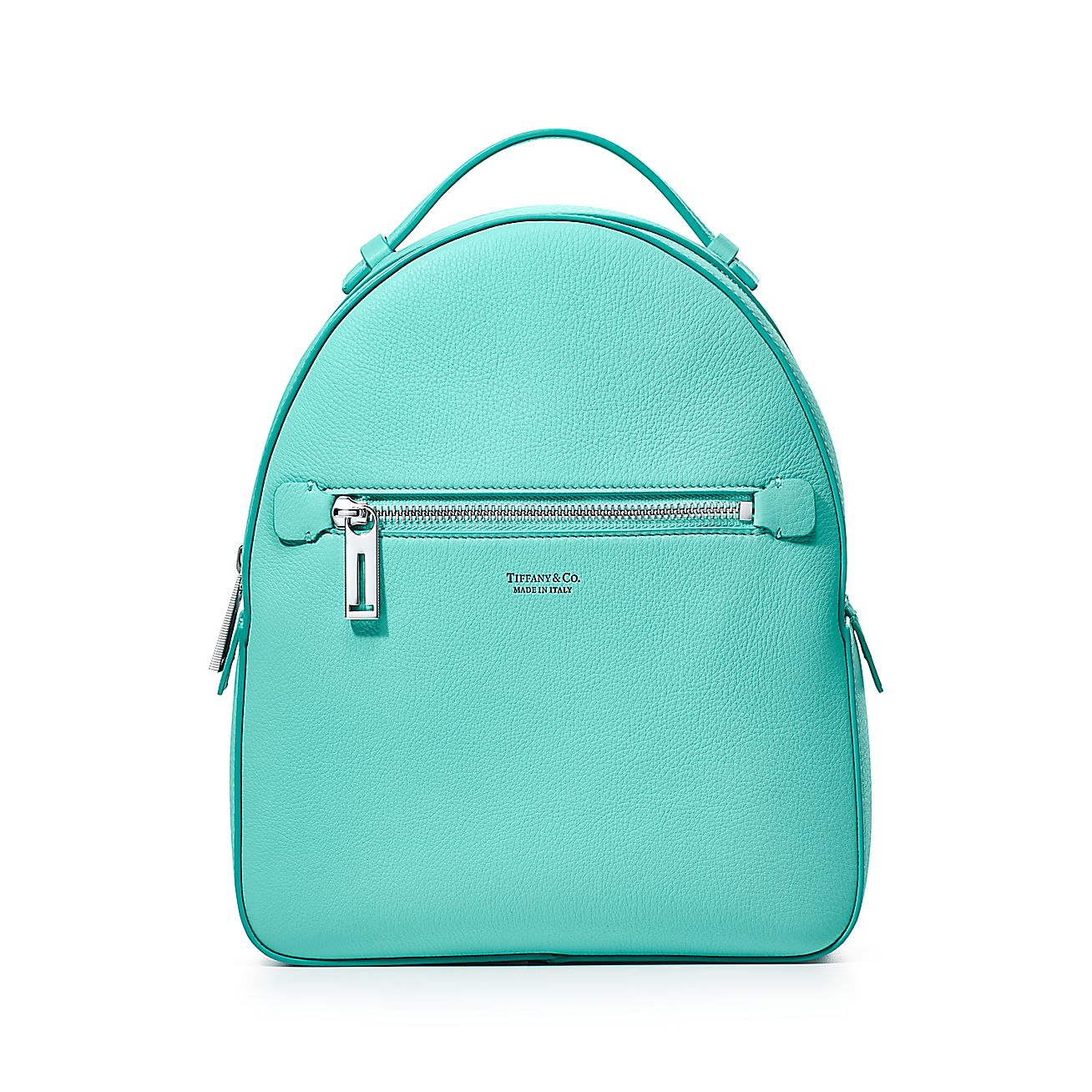 Backpack In Tiffany Blue Grain Calfskin Leather Tiffany Co