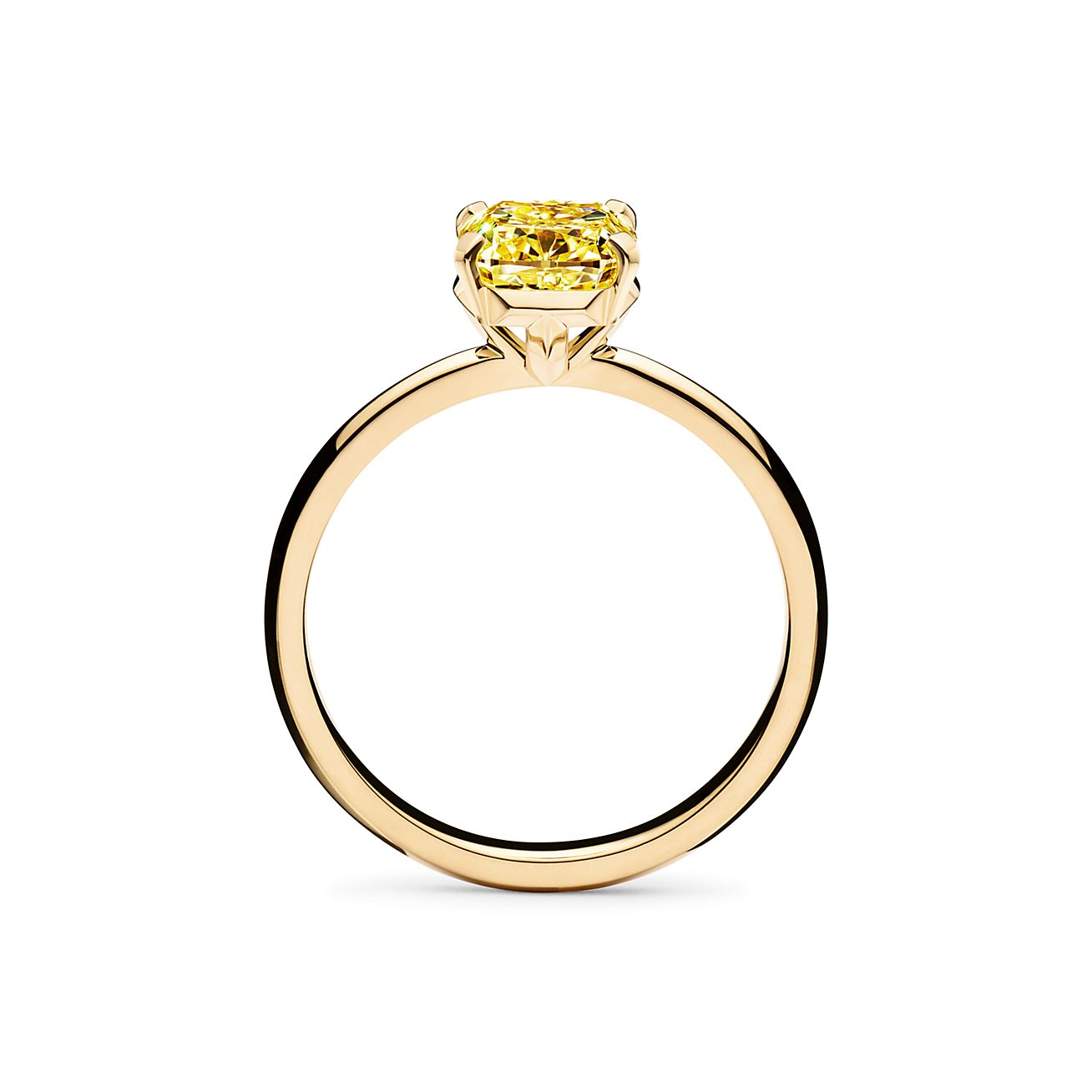 Bague Tiffany True avec diamant jaune or 18 carats l amour