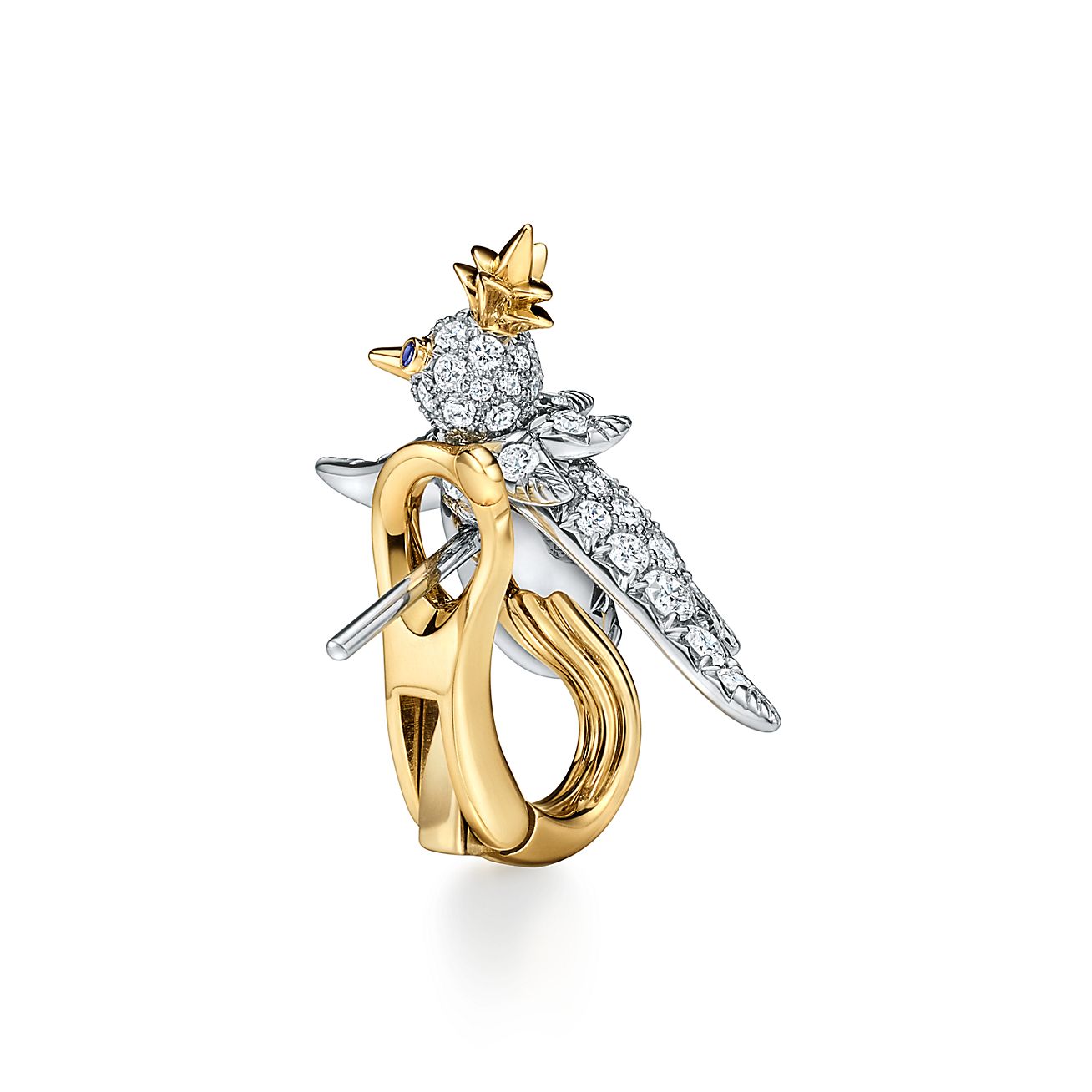 Bird on a Rock by Tiffany Bird Earrings