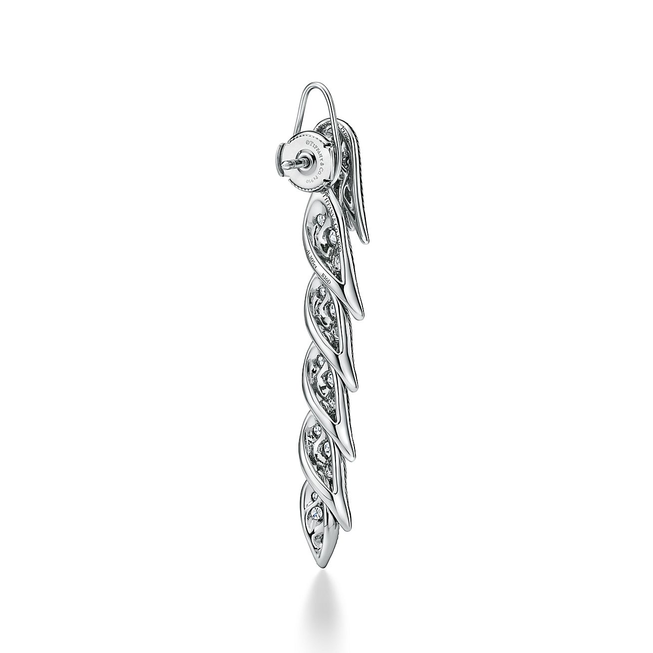 Bird on a Rock by Tiffany Wings Drop Earrings
