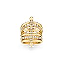 Tiffany & Co. Five-row Ring in Gold with Diamonds