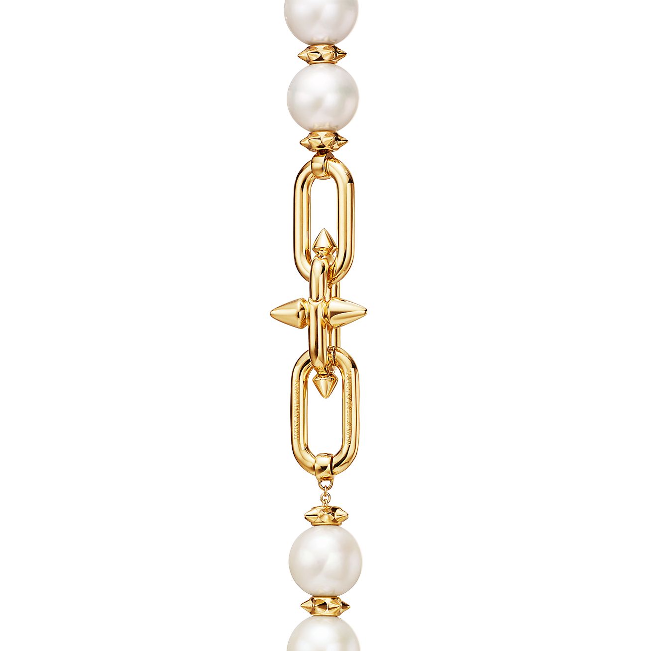 ティファニー　ゴールド　パール　ブレスレット　希少 Elsa Peretti Tiffany&Co. ティファニー バイザヤード パール