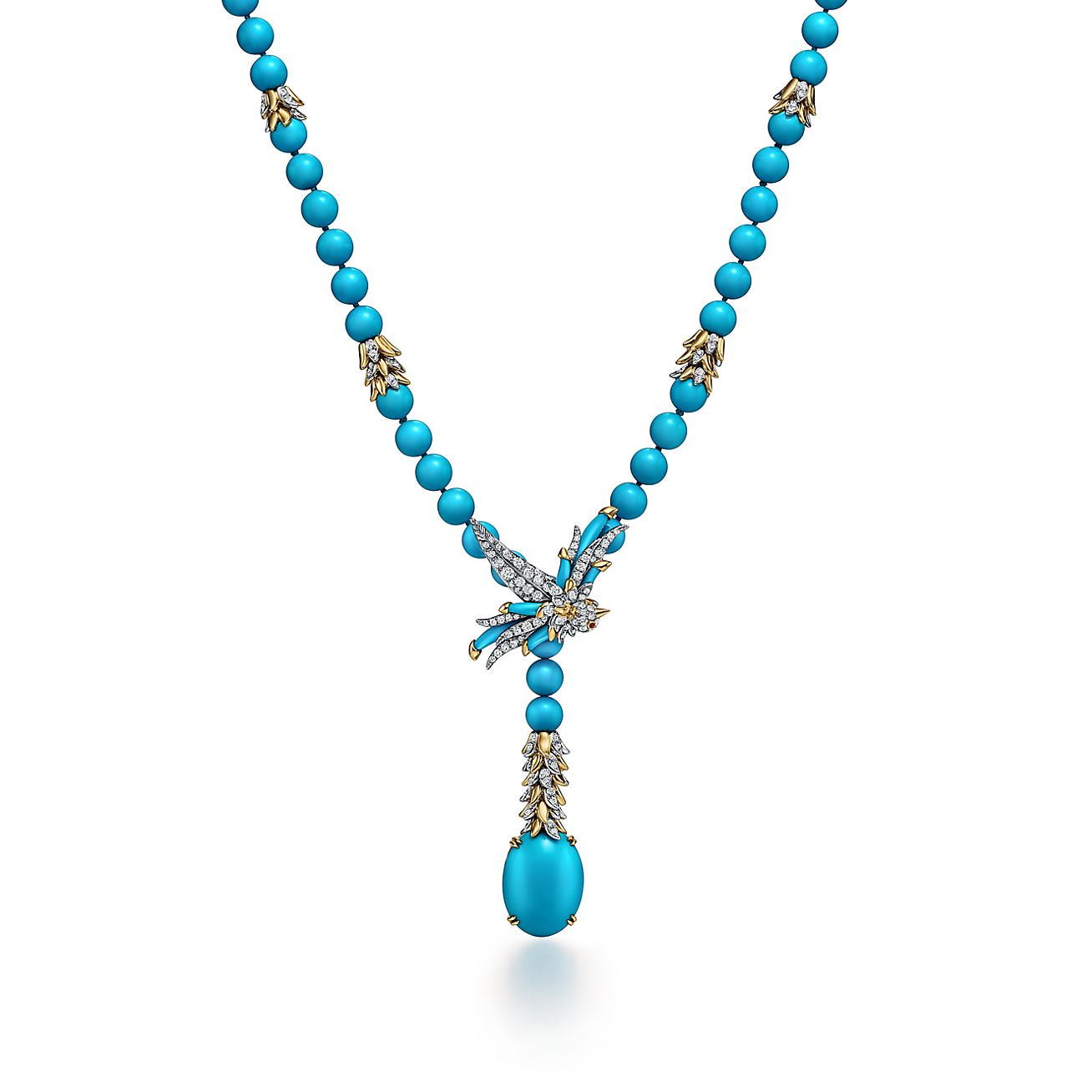 バード オン ア ロック BY ティファニー ラリアット ネックレス