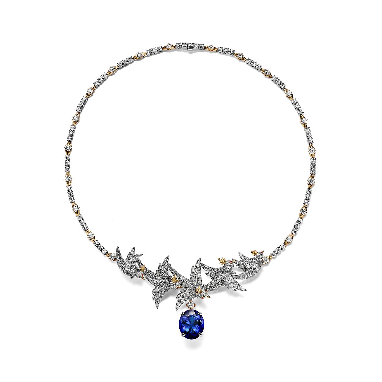 バード オン ア ロック BY ティファニー ネックレス タンザナイト