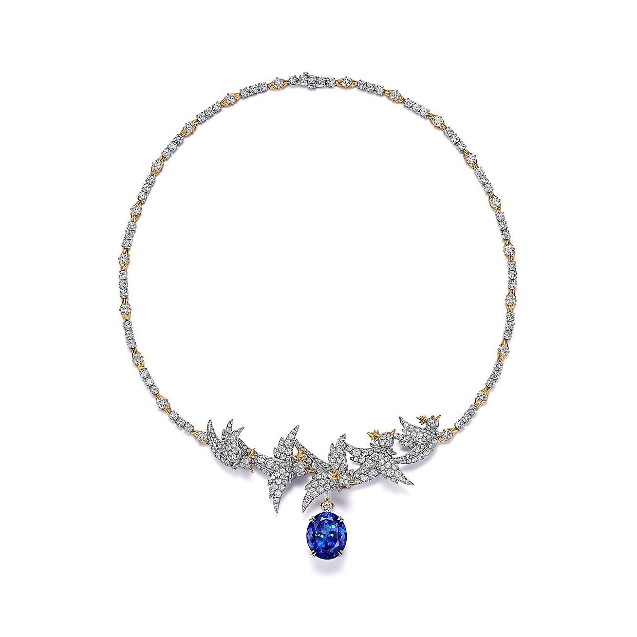 バード オン ア ロック BY ティファニー ネックレス タンザナイト