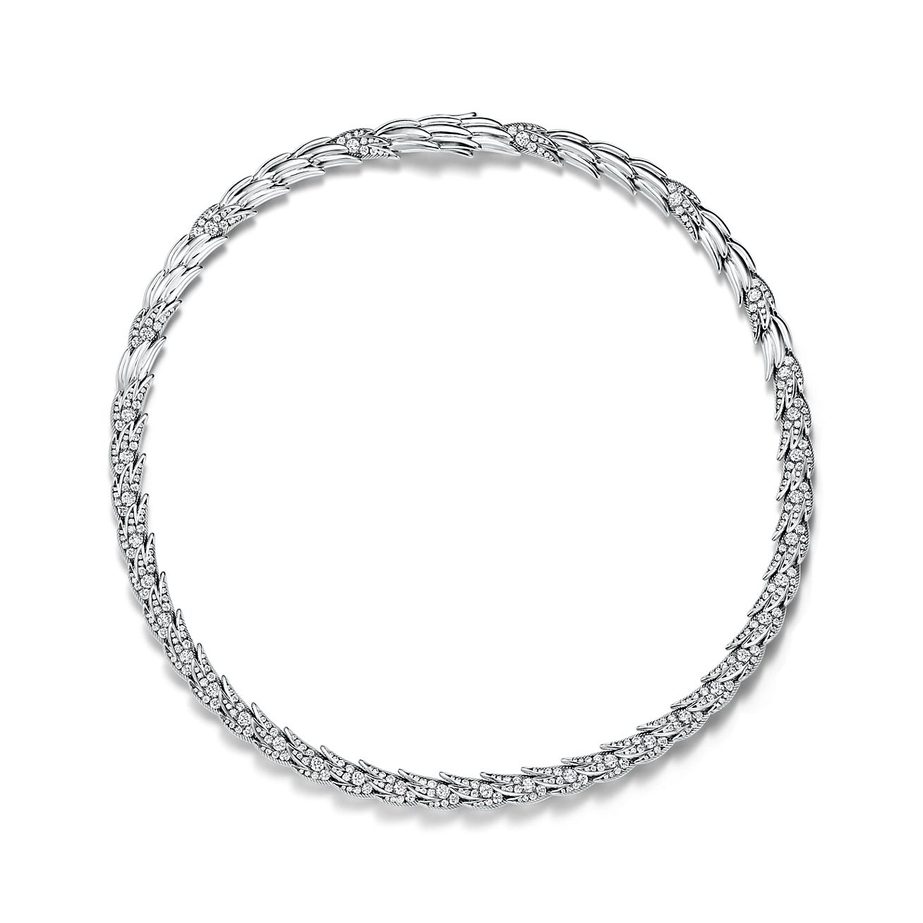 バード オン ア ロック by ティファニー ウィングス パヴェ ネックレス