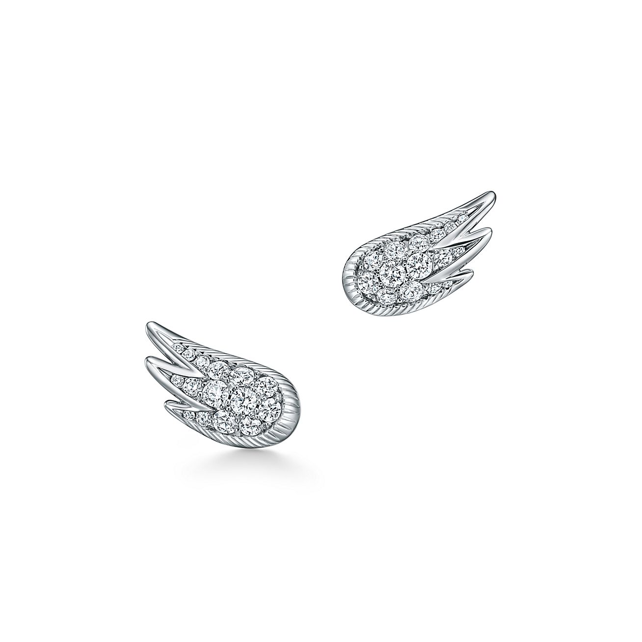 バード オン ア ロック by ティファニー ウィングス ドロップ ピアス