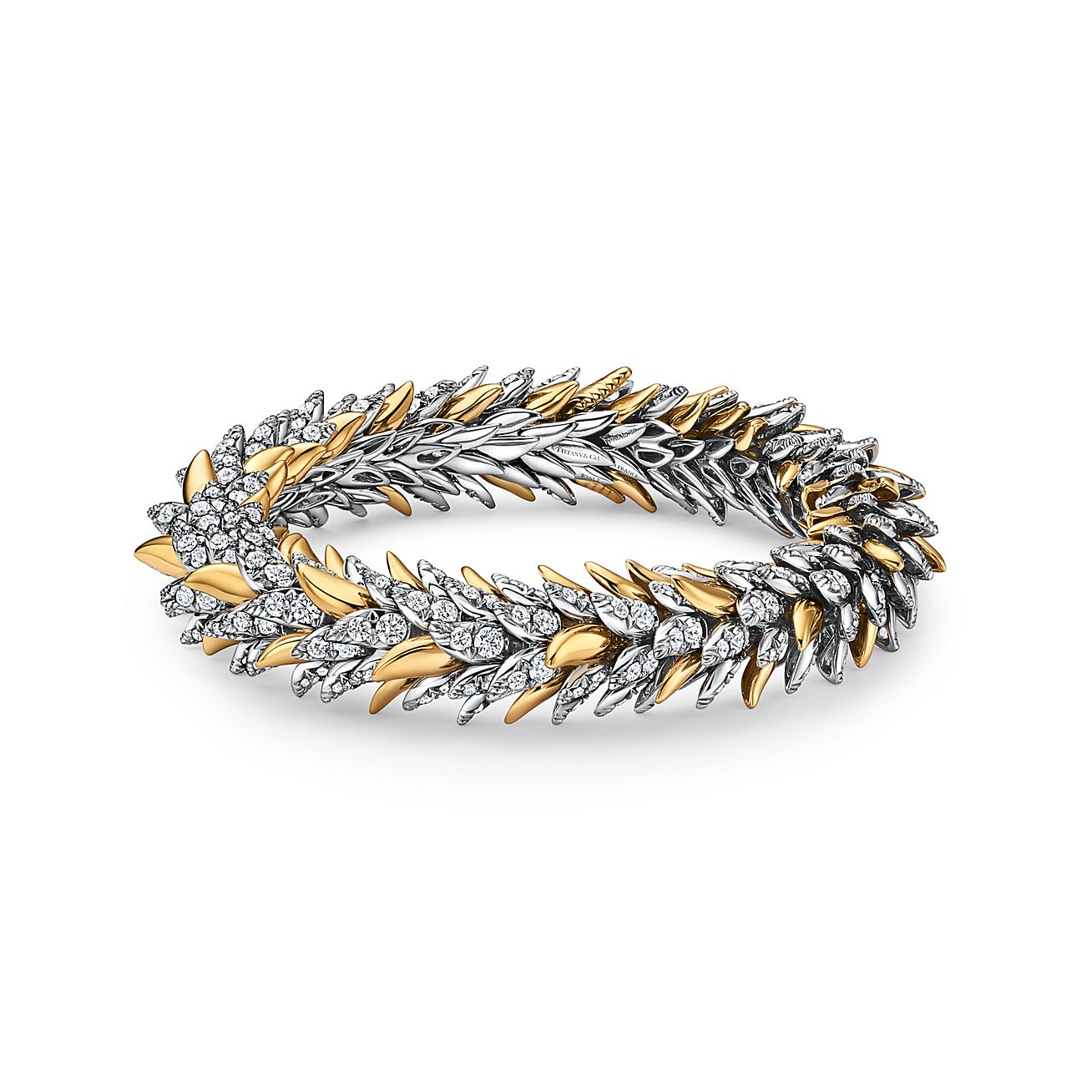 ブレスレット ダイヤモンド プラチナ ＆ イエローゴールド | Tiffany & Co.