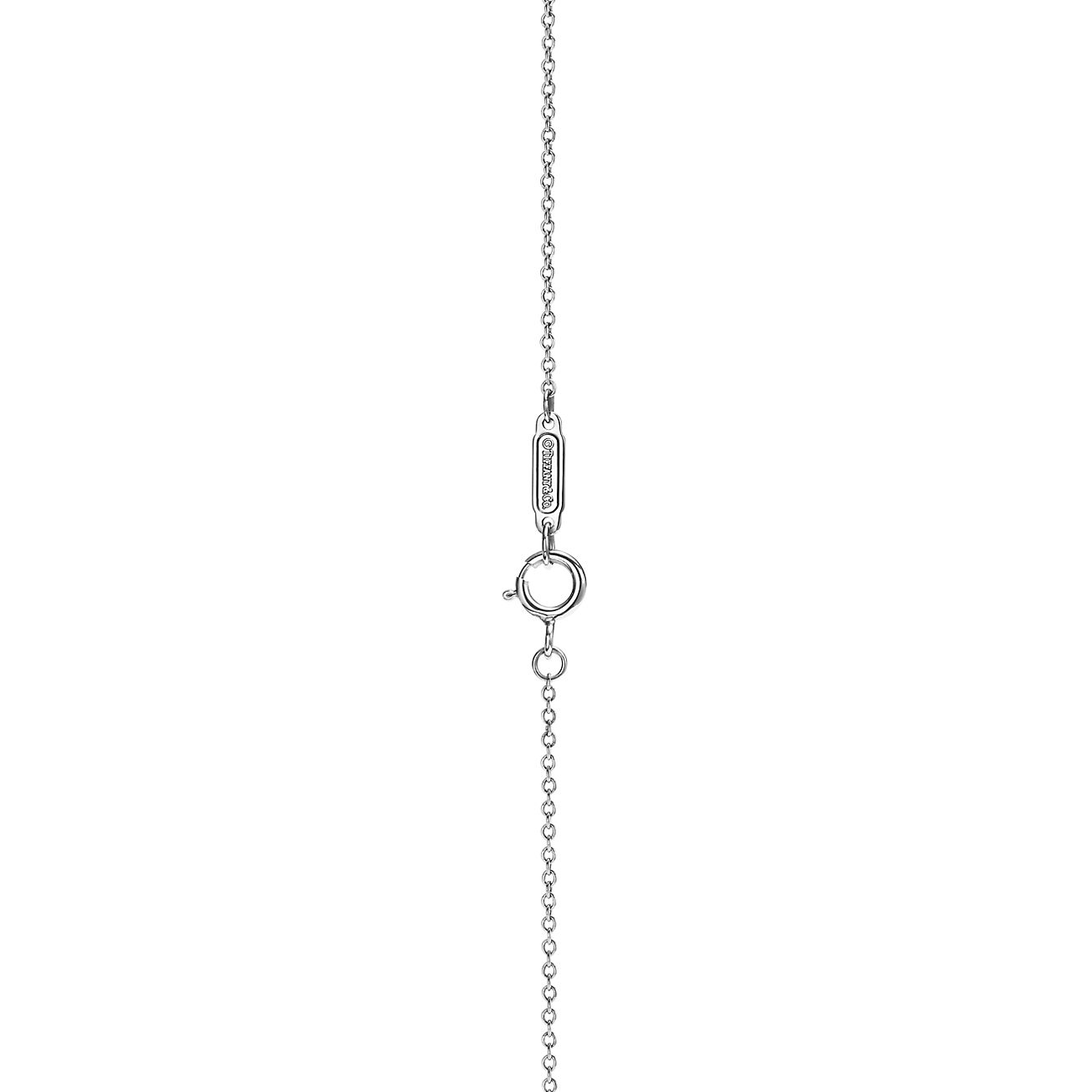 Revelar Plasticidad chisme Cadena en oro blanco de 18 quilates, 45.7 cm de largo. | Tiffany & Co.