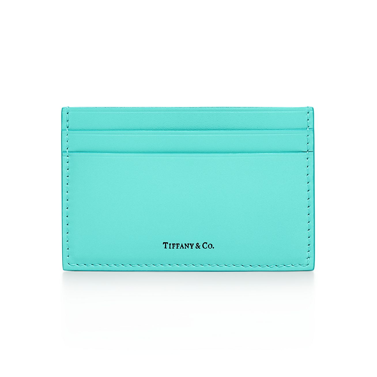 Card case in Tiffany Blue® smooth 