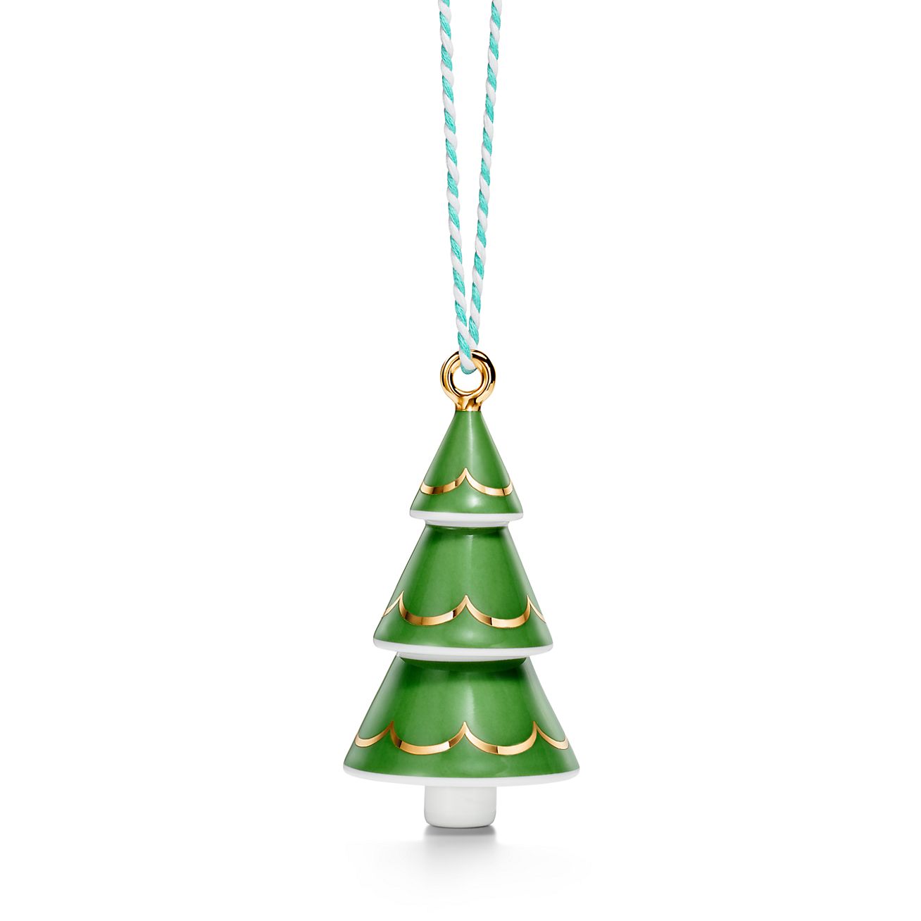 Christmas Tree Ornament in Bone China Tiffany & Co.