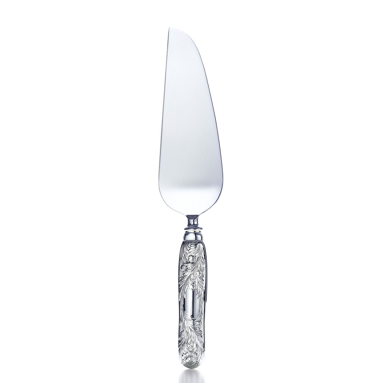 Chrysanthemum cake server in sterling silver. Tiffany Co