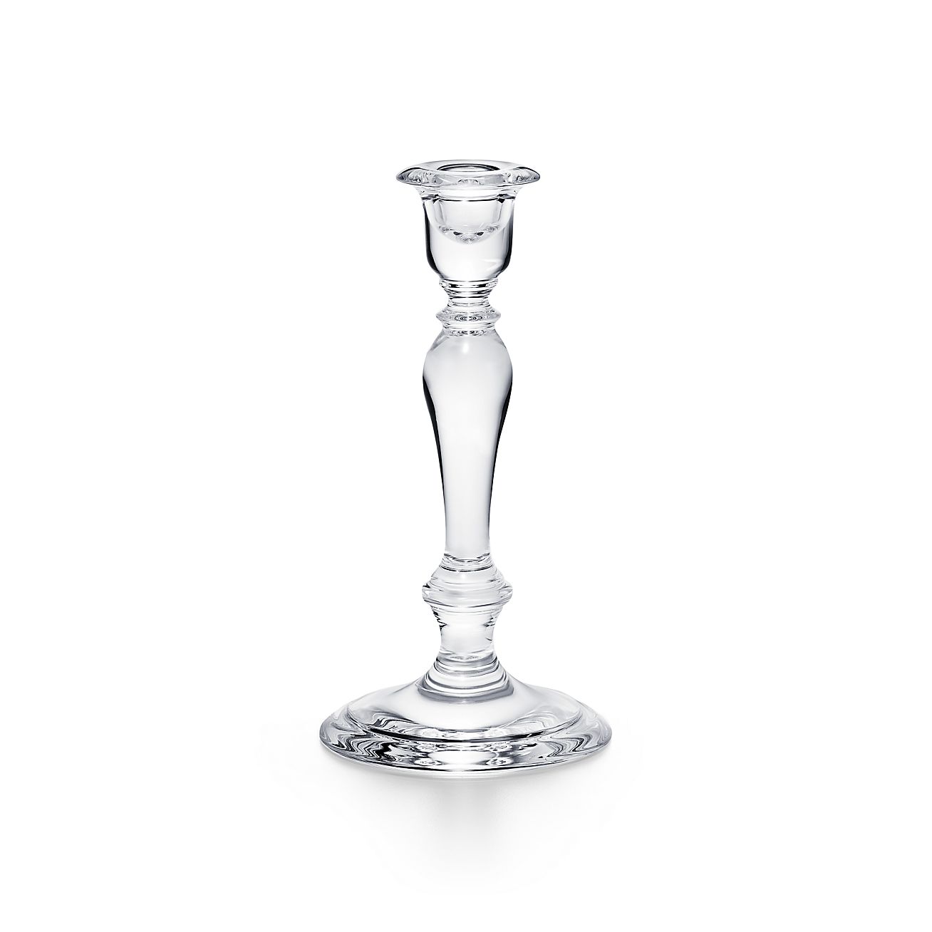 Classic candlestick in crystal glass 
