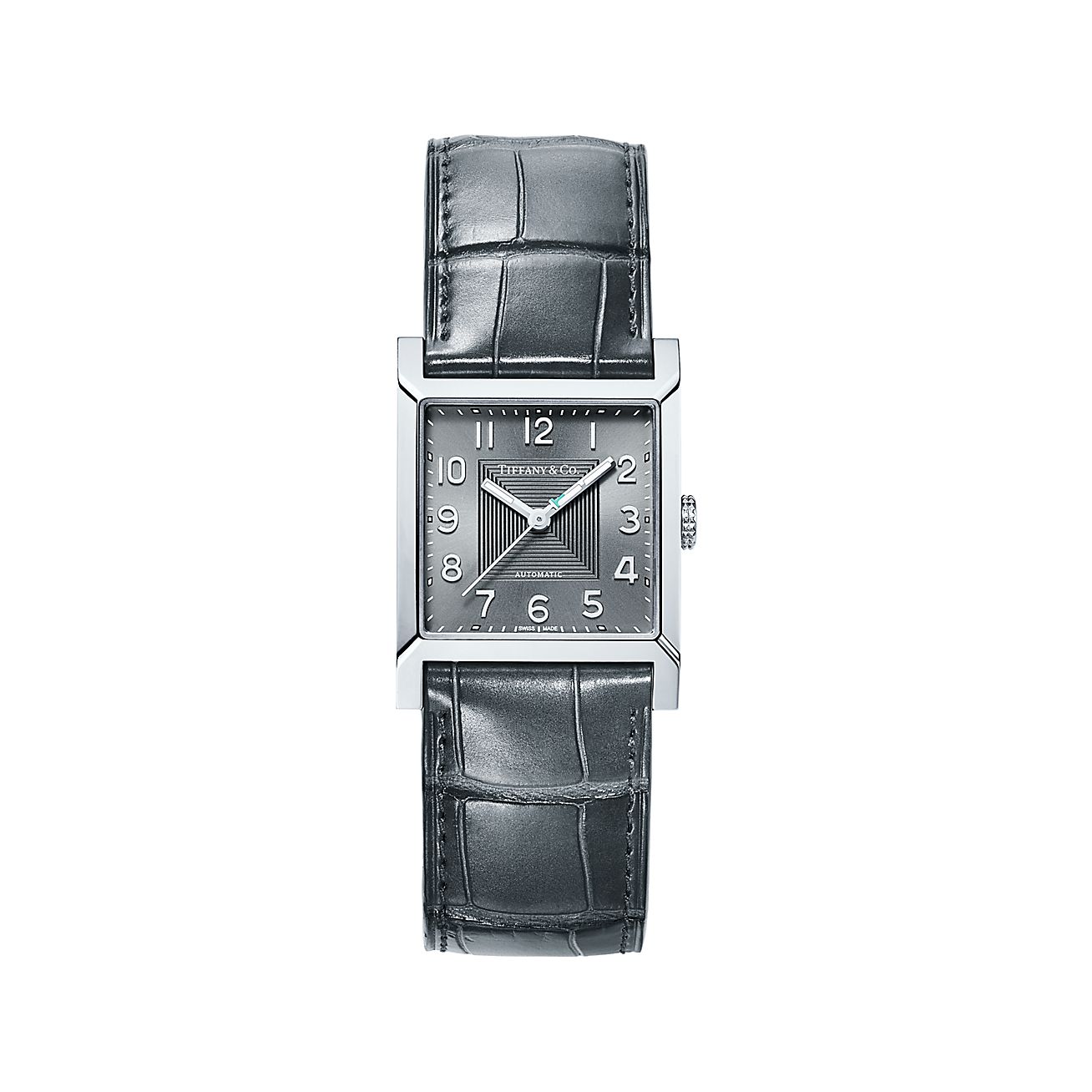Orologio Quadrato Da 27 Mm In Acciaio Collezione Tiffany 1837 Makers Tiffany Co