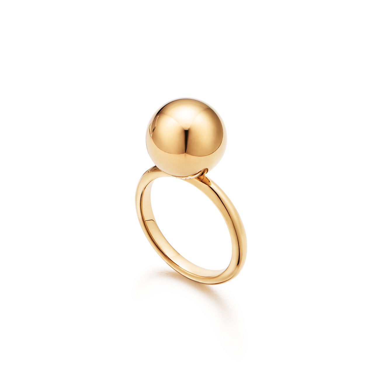 Anello Ball in oro giallo, 12 mm. Collezione Tiffany City HardWear | Tiffany  \u0026 Co.