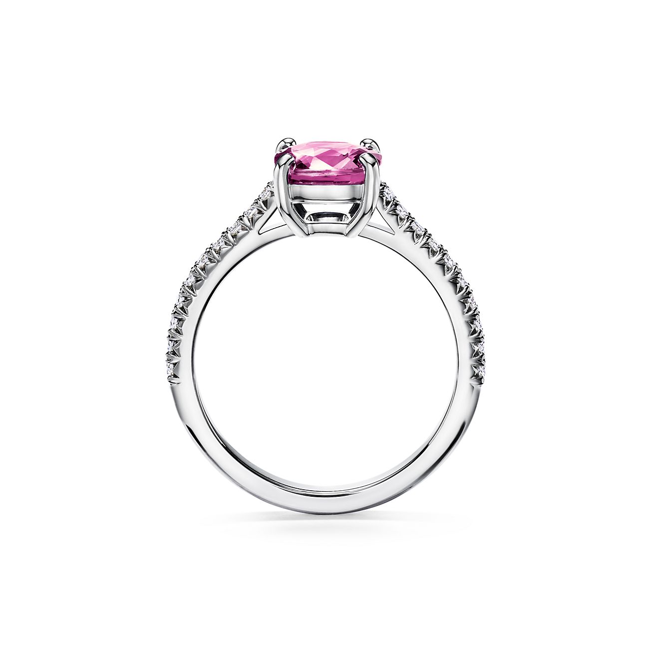 Anello zaffiro rosa best sale tiffany