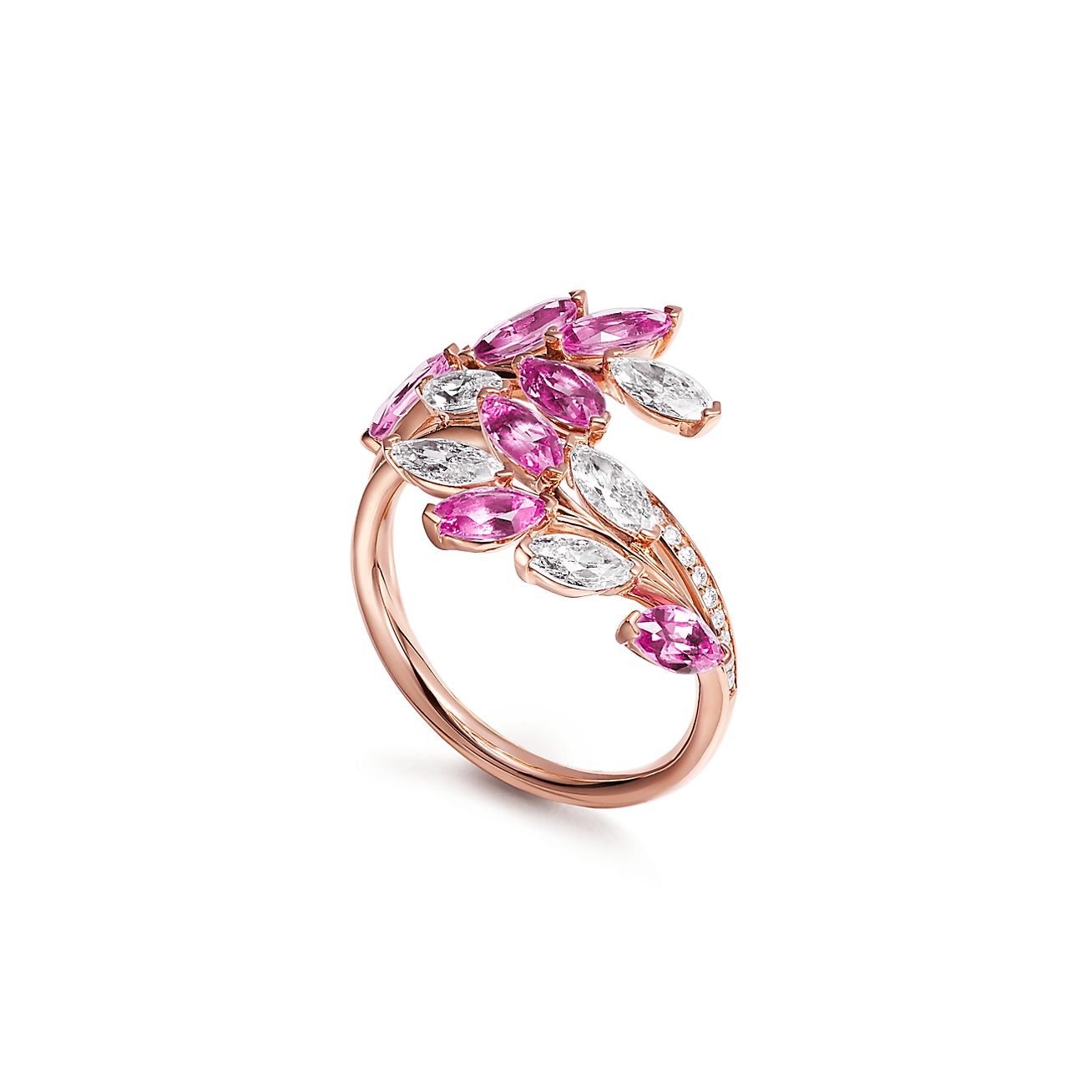 Anello zaffiro sale rosa tiffany