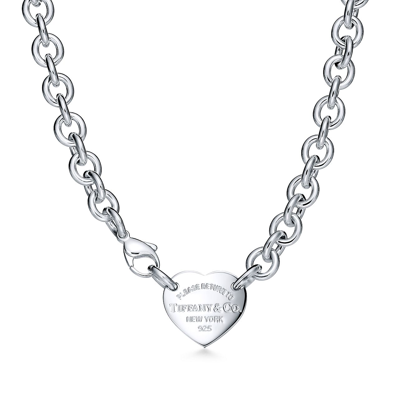 tiffany logo necklace